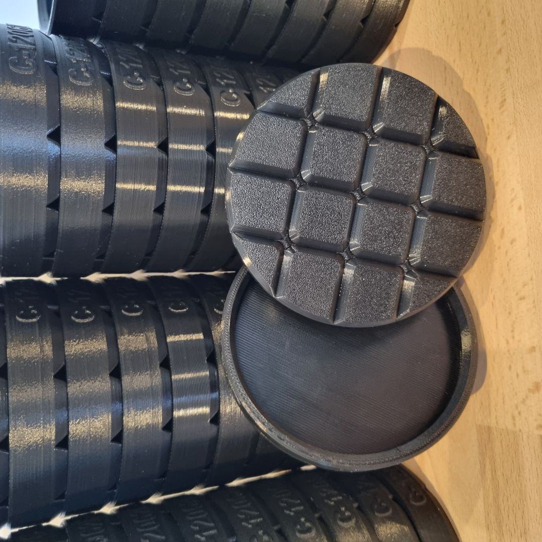 Production en petite série de patins "TPU" de stabilisateurs pour l'industrie